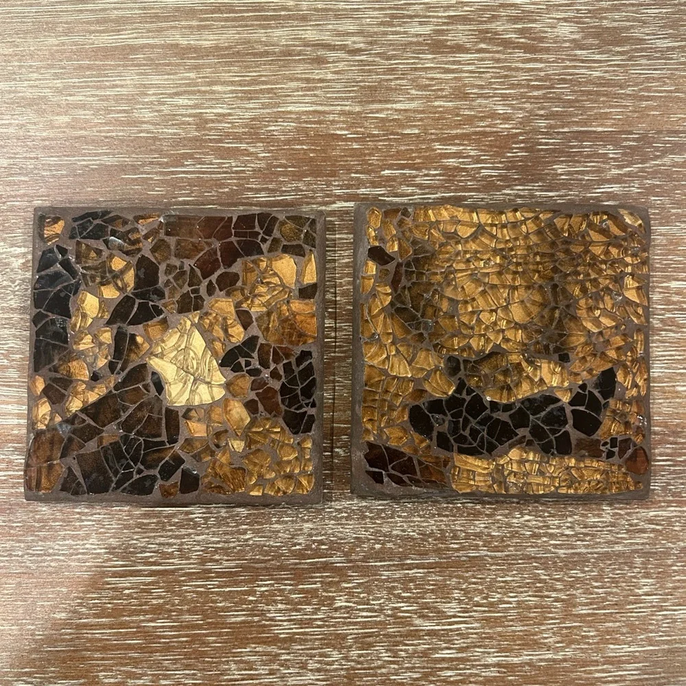 Z Gallerie Mosaic Glass Coasters- 2